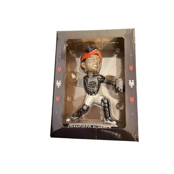 2025 New York Mets Francisco Alvarez MLB Baseball Bobblehead 8/2 Citi Field SGA - Picture 5 of 11